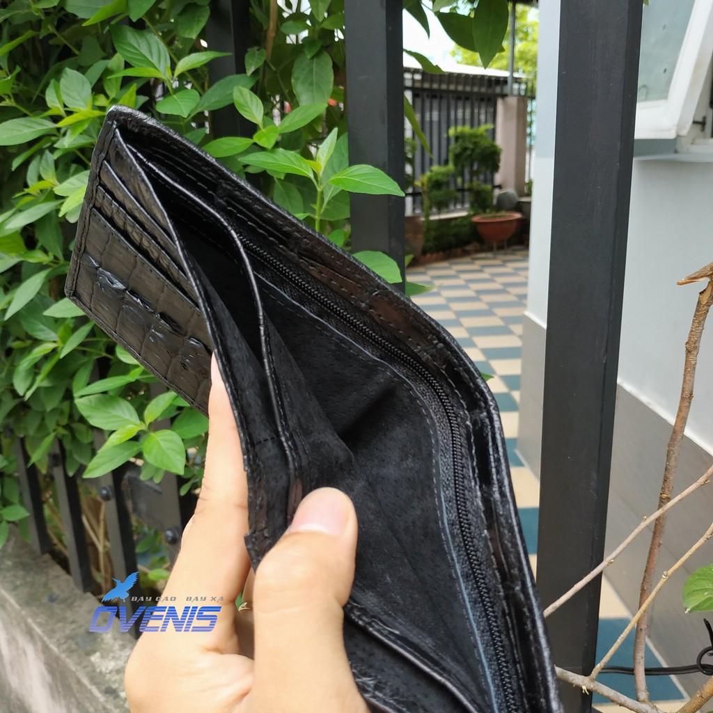 [FREE SHIP] Ví Da Cá Sấu Nam 2 Mặt. Gai Gù Đẹp Cao Cấp