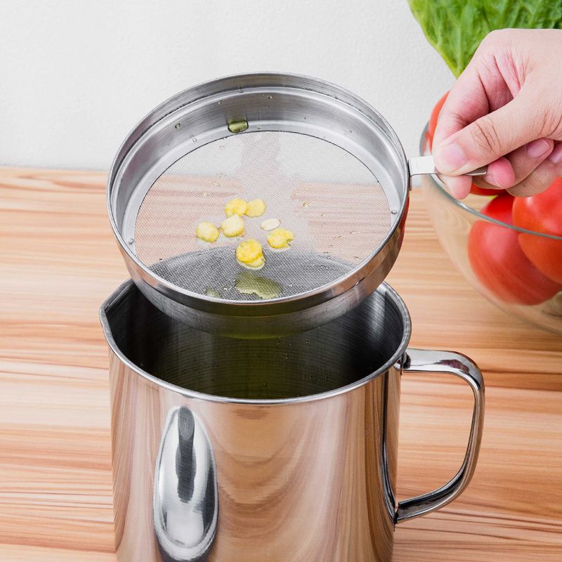 Ca lọc cặn dầu ăn inox 304