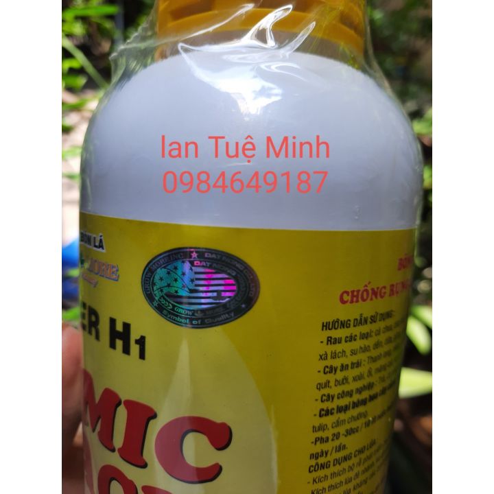 Phân bón lá HUMER H1 Humic Acid Soil Builder 322 chai 1 lít