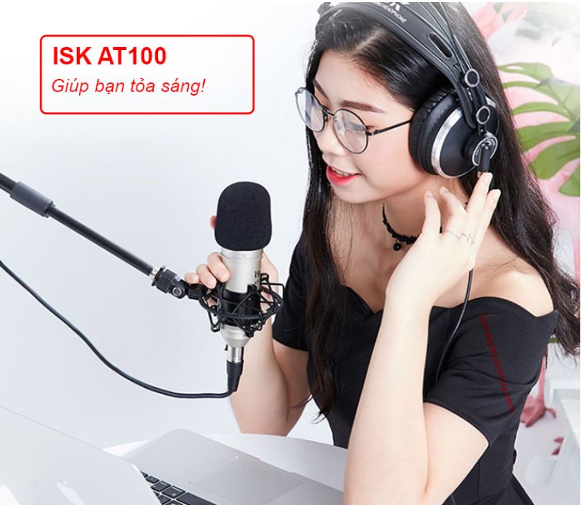 Micro thu âm ISK AT100 cao cấp - Hàng chính hãng