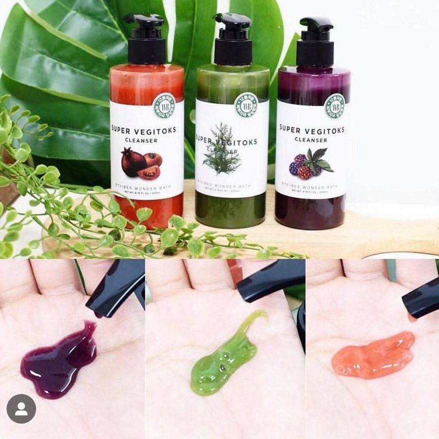 ▲  Sữa rửa mặt rau củ Super Vegitoks Cleanser