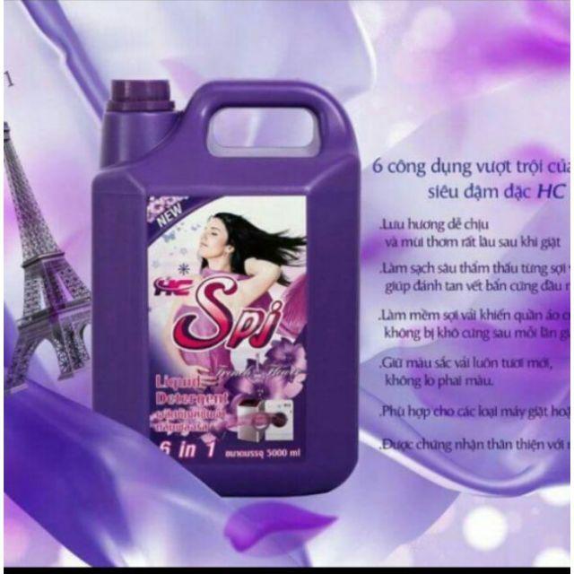 Nước giặt xã SPJ - 6in1 5000ml Thái Lan