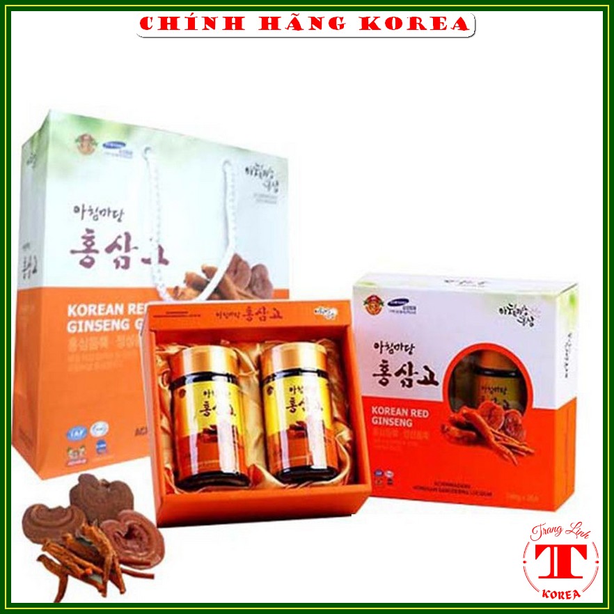 Cao hồng sâm linh chi Achimmadang hàn quốc, hộp 2 lọ - Tăng đề kháng, thải độc cơ thể, phòng ung thư - tranglinhkorea