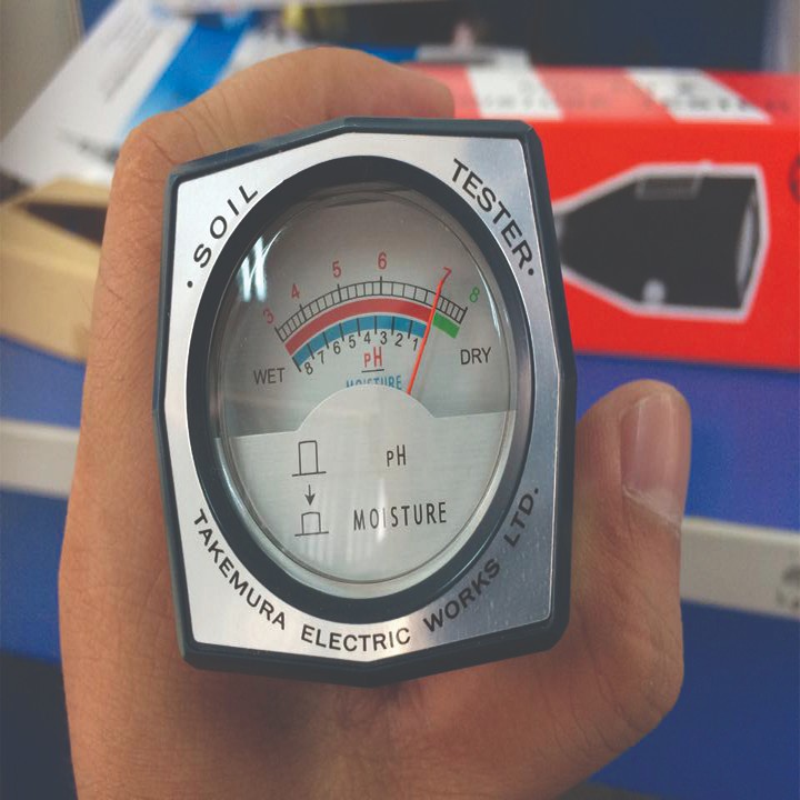 [HCM]Takemura DM 15 đồng hồ đo pH và độ ẩm đất
