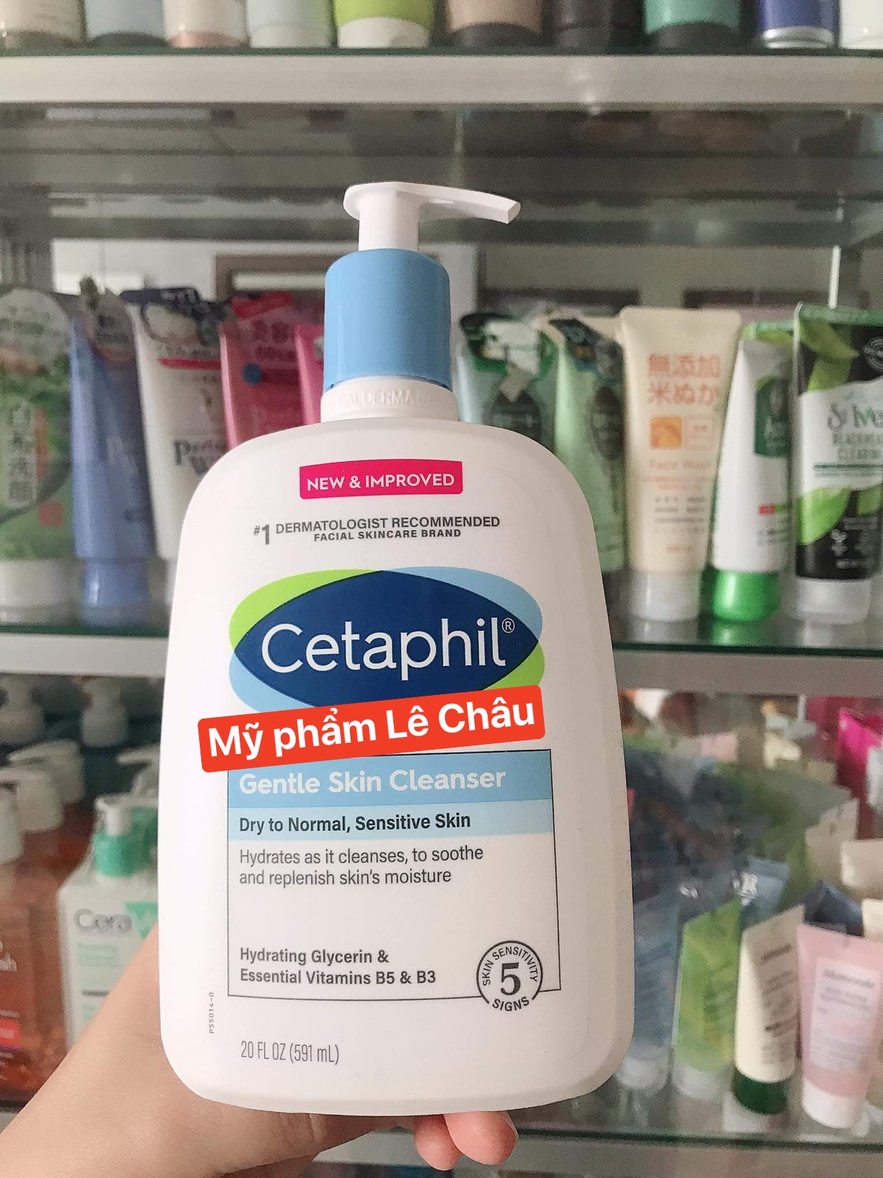 ( Mẫu mới) SỬA RỬA MẶT CETAPHIL GENTLE SKIN CLEANSER TÁCH SÉT