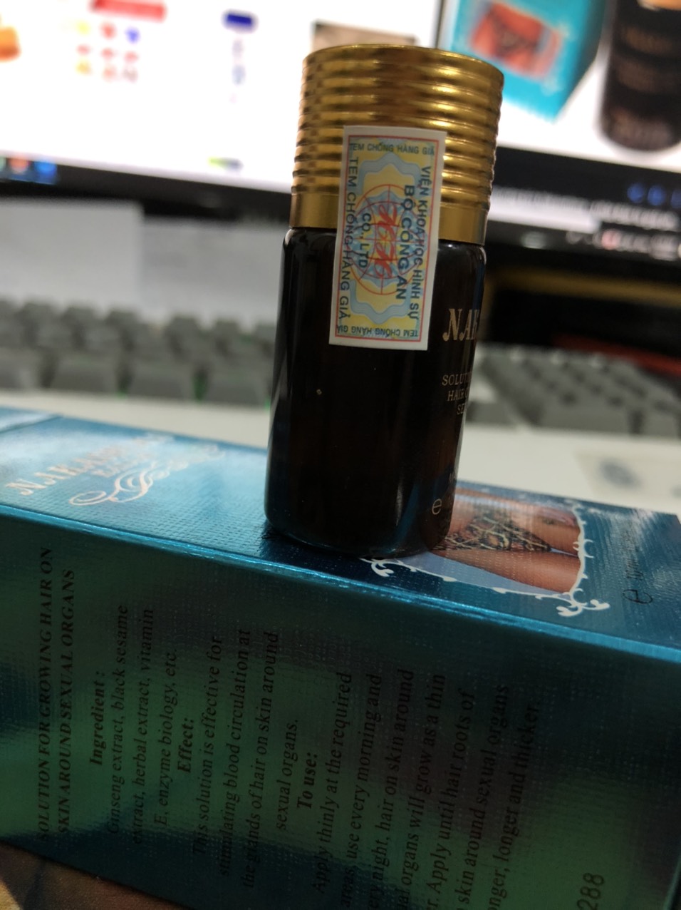 Serum mọc lông vùng kín Nakashima Kasami 10ml