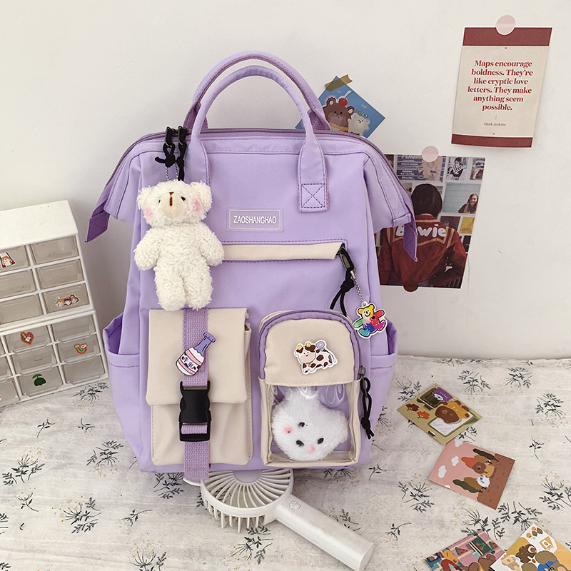 BeiBaoBaobalo balo nữ balo nữ đi học cấp 2 Balo Xinh Tựu Trường balo nữ đi học cấp 3 balo ulzzang hàn quốc balo học sinh