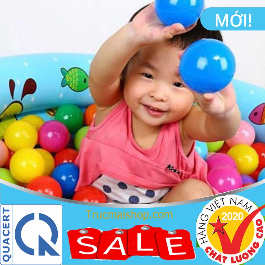 set 50 quả bóng nhựa cho trẻ em