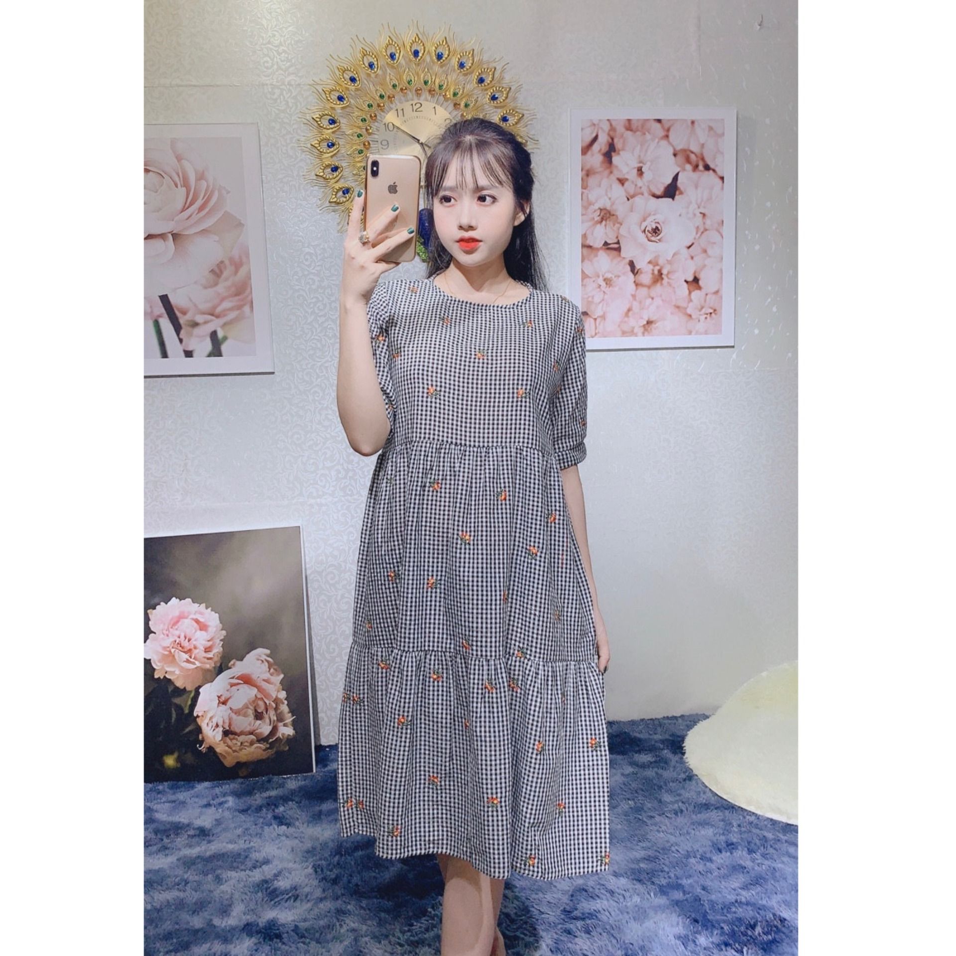váy bầu giá rẻ-đầm bầu xinh