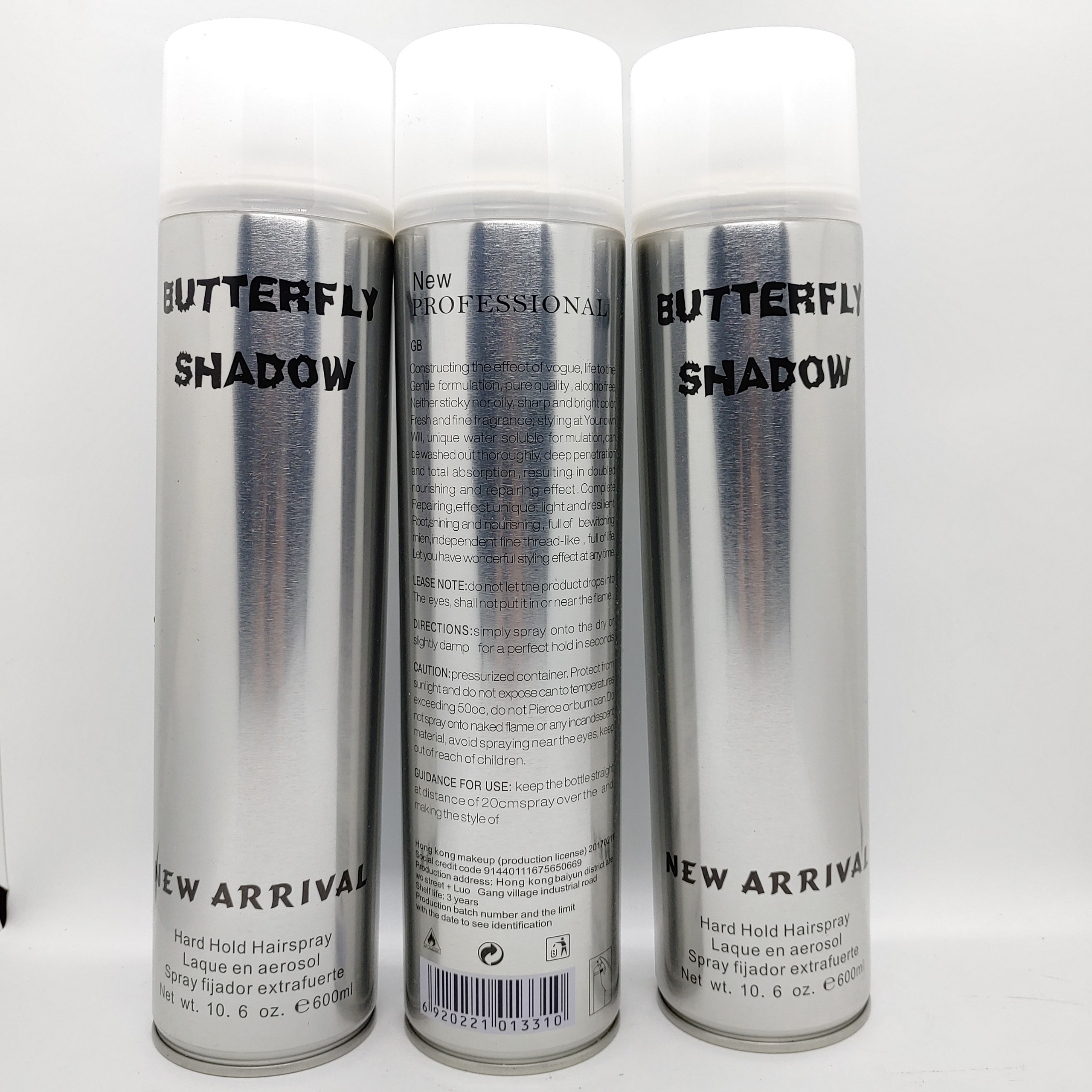 Gôm Bạc Xịt Tóc Butterfly Shadow 320ml L1