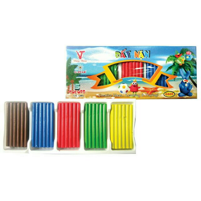 [HCM]Đất sét tạo hình thái lan 10 màu