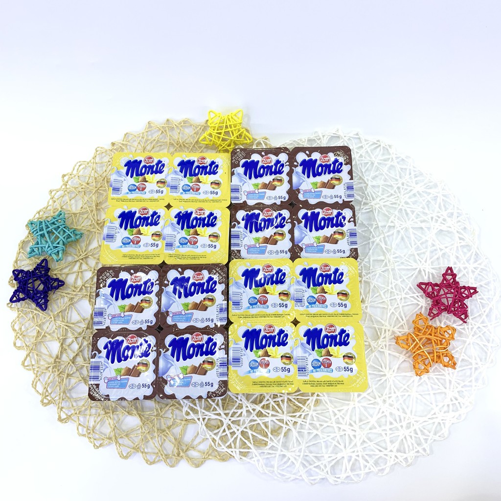 Váng sữa Zott Monte vị Vani và Socola