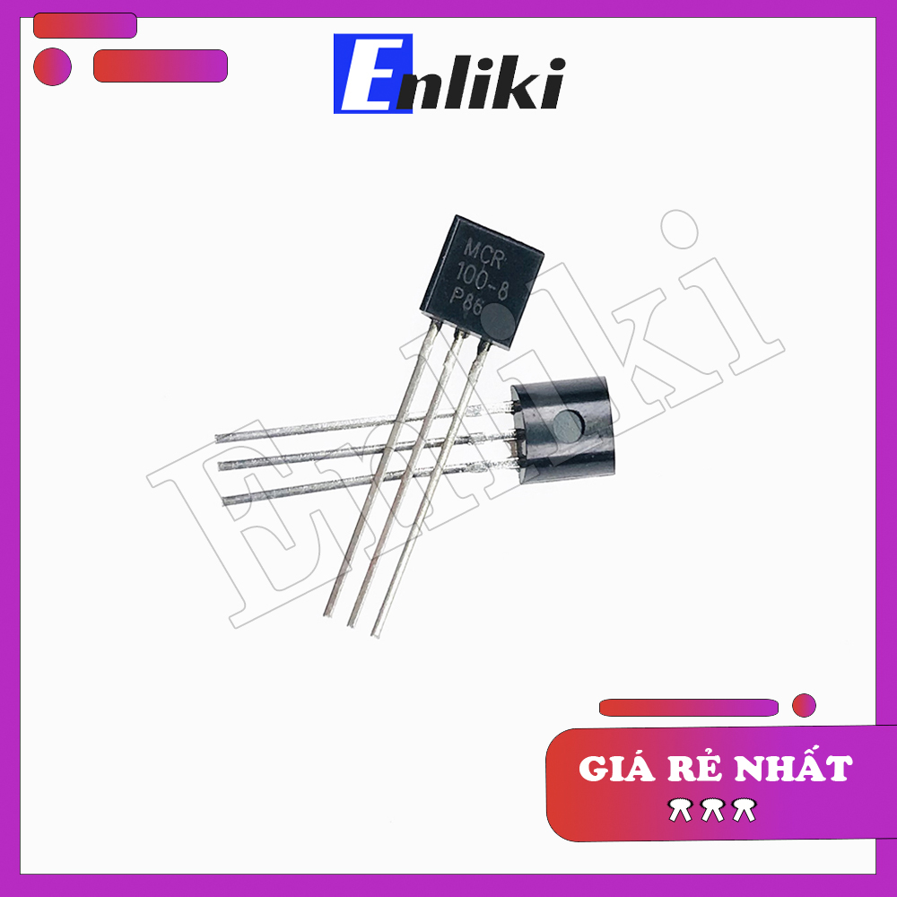 MCR100-8 SCR 0.8A 400V TO92