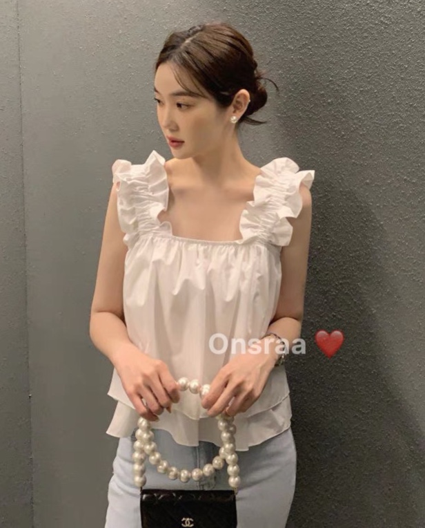 ✅áo nhún bèo vai hai lớp✅