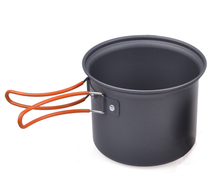 [HCM]Bộ nồi cắm trại DS-101 xanh lá, cam