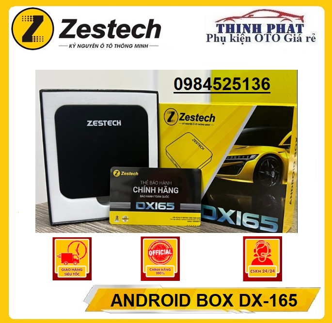 [HÀNG CHÍNH HÃNG] Carplay Android Box Zestech DX165 (Tặng Sim 4G, Vietmap bản quyền, Phần mềm giọng nói Kiki)Carplay Android zestech dx 165- Android box cho ô tô- Android box cho xe hơi