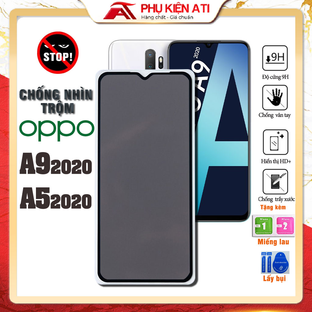Oppo A9 2020 Oppo A5 2020 anti-theft tempered glass-self protection, sturdy thickness-ATI accessories