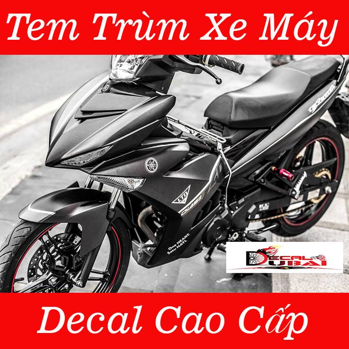 Tem Trùm Exciter 150 Đen Nhám Cao Cấp