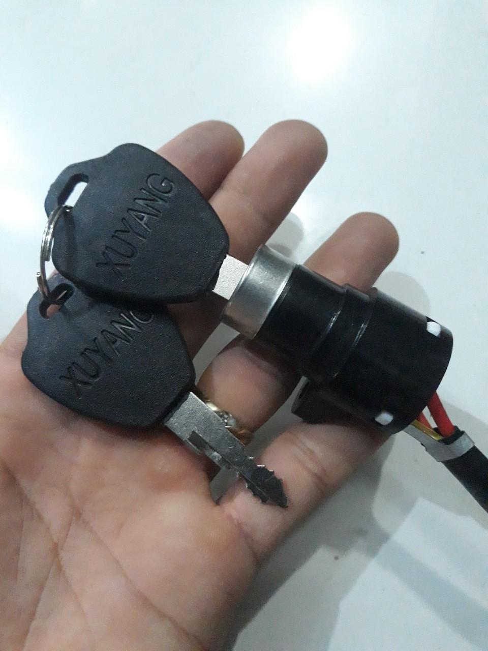 Ổ Khoá Xe Đạp Điện 2in1 Chất Lượng Cao