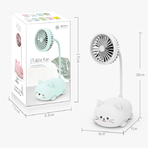 [HCM]Quạt mini sạc điện đế hình thú