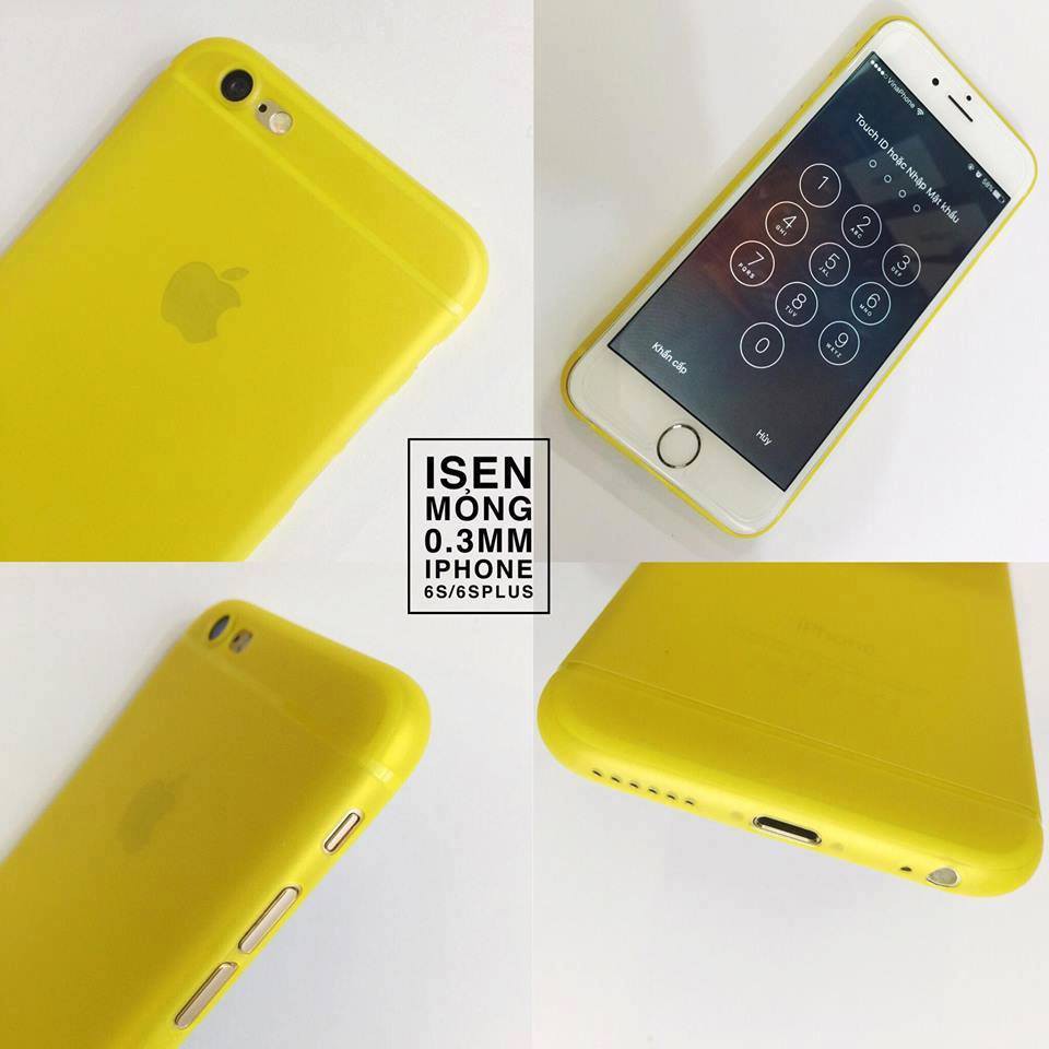 ốp lưng slim iphone 7, iphone 8, iphone SE 2020 siêu mỏng chính hãng isen