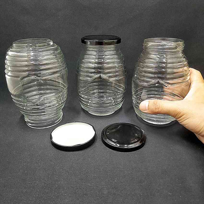 Bee pot 750ml – combo 2 pots/jars