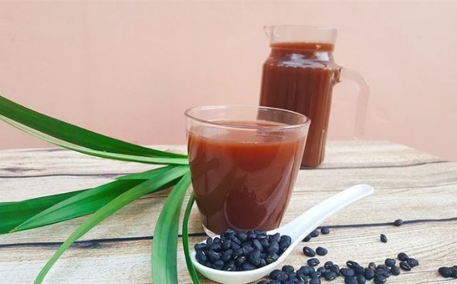 1kg Trà đậu đen xanh lòng chuẩn thơm ngon (rang chín hãm nước)