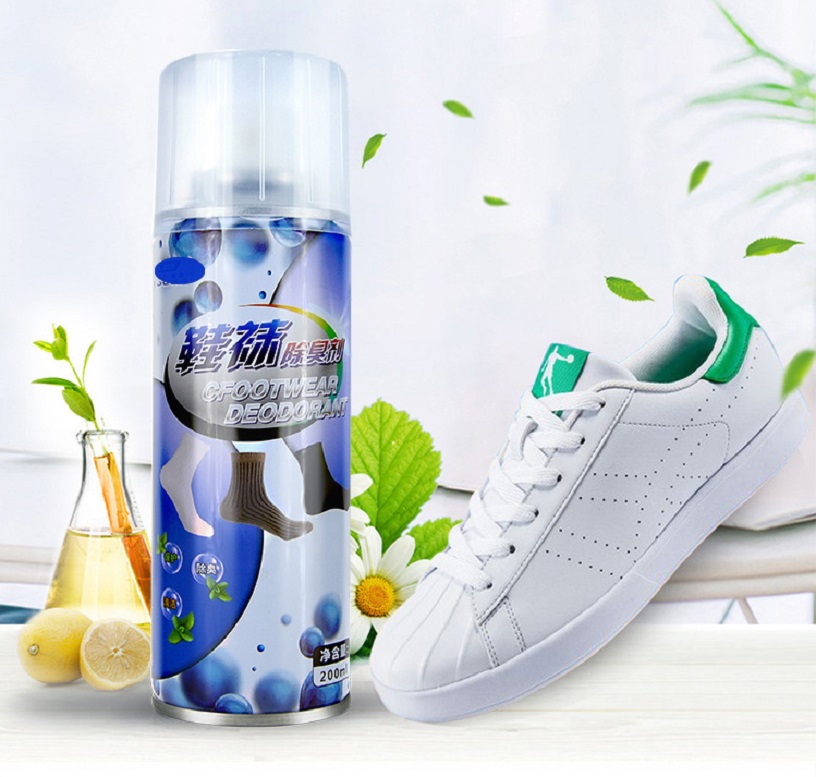 Chai khử mùi giày 200ml - khử mùi hiệu quả cho giày dép mũ xe máy trước khi sử dụng