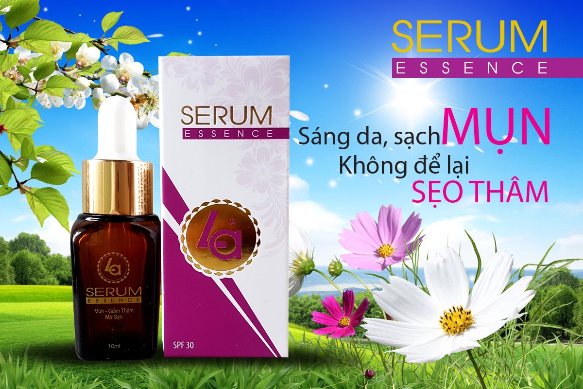 Serum mụn  giảm thâm  mờ sẹo LA 10ML