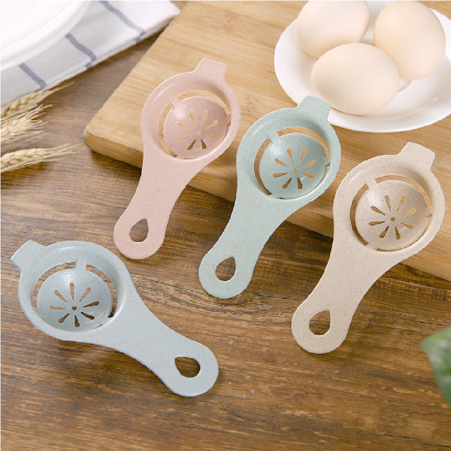 Set 3 Dụng Cụ Tách Lòng Đỏ Trứng Gà chất liệu sợi tre