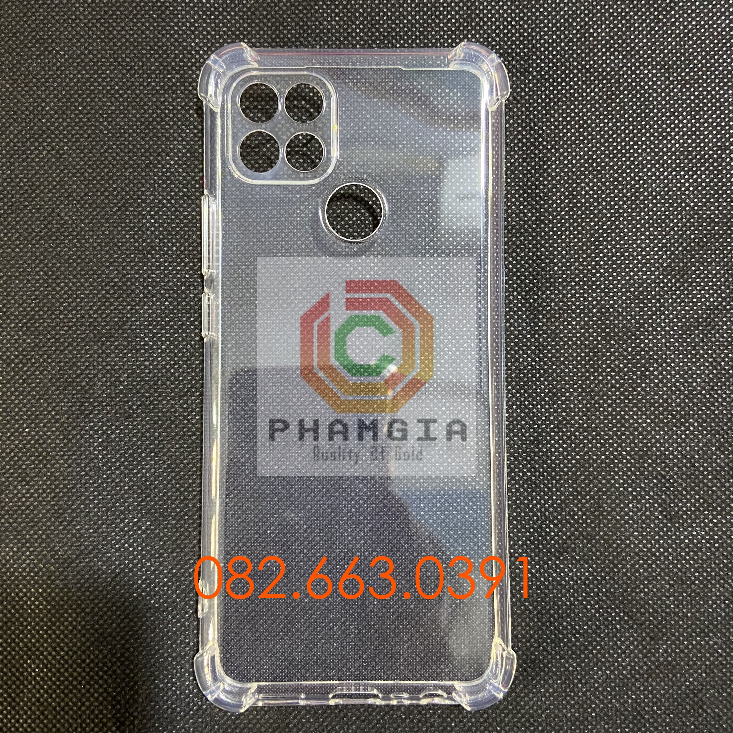 Ốp lưng Oppo A15 / A15S chống sốc, viền bảo vệ camera dẻo trong