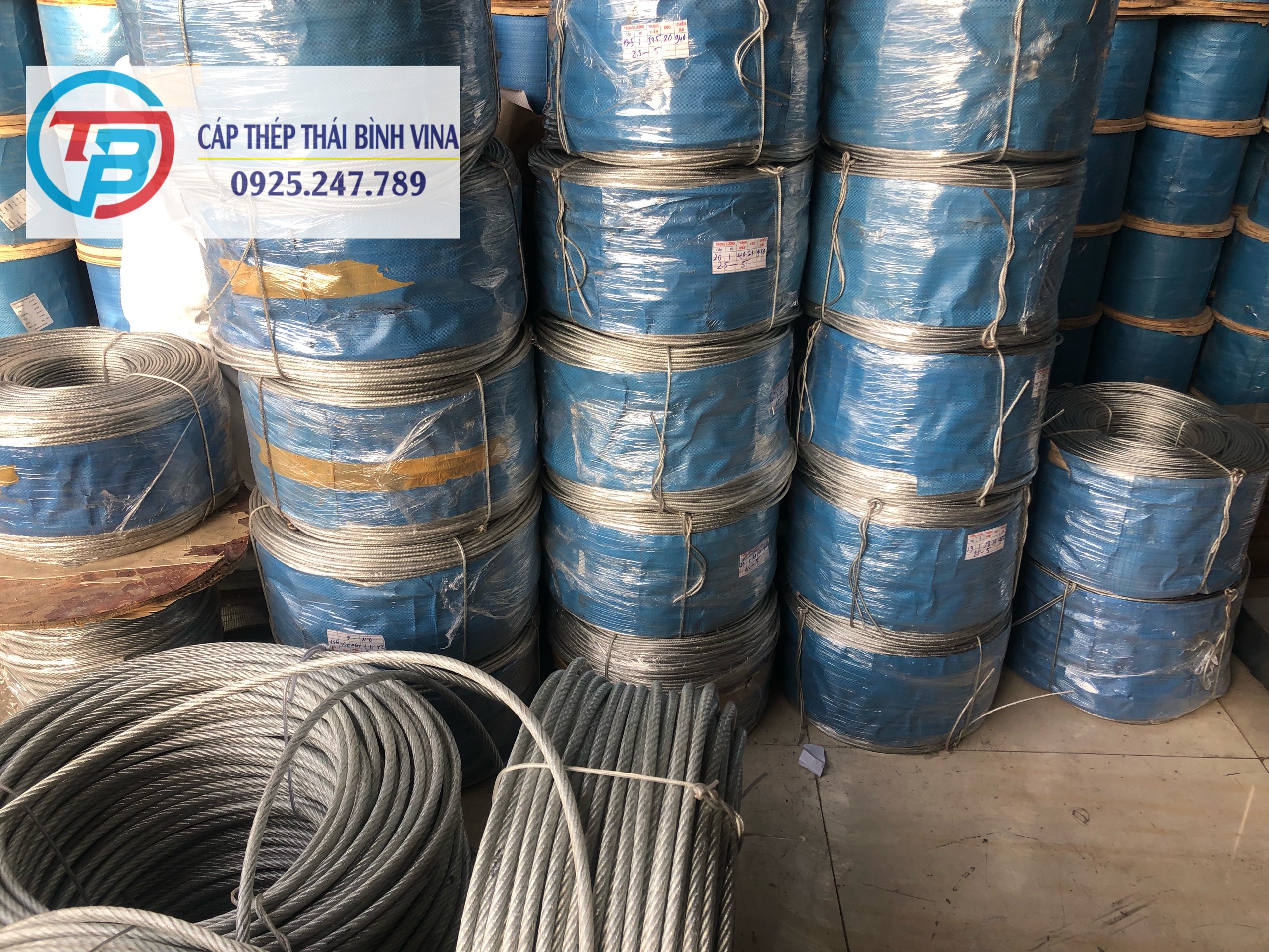 Cáp Bọc Nhựa 10 li ( cuộn 100 mét )- CÁP THÉP THÁI BÌNH VINA
