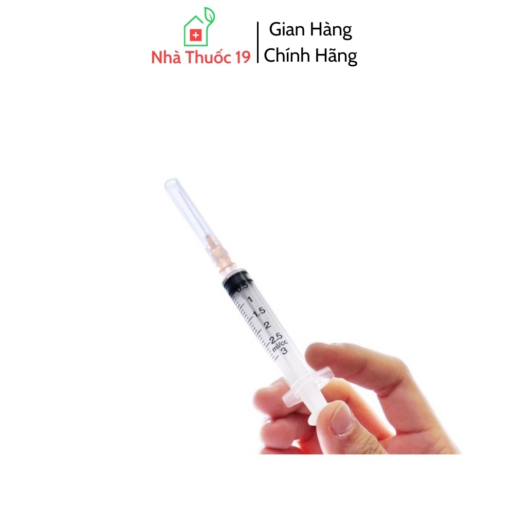 Bơm Kim Tiêm Vinahankook Vô Trùng Ống Chích Sử Dụng 1 Lần looại 10cc/ml