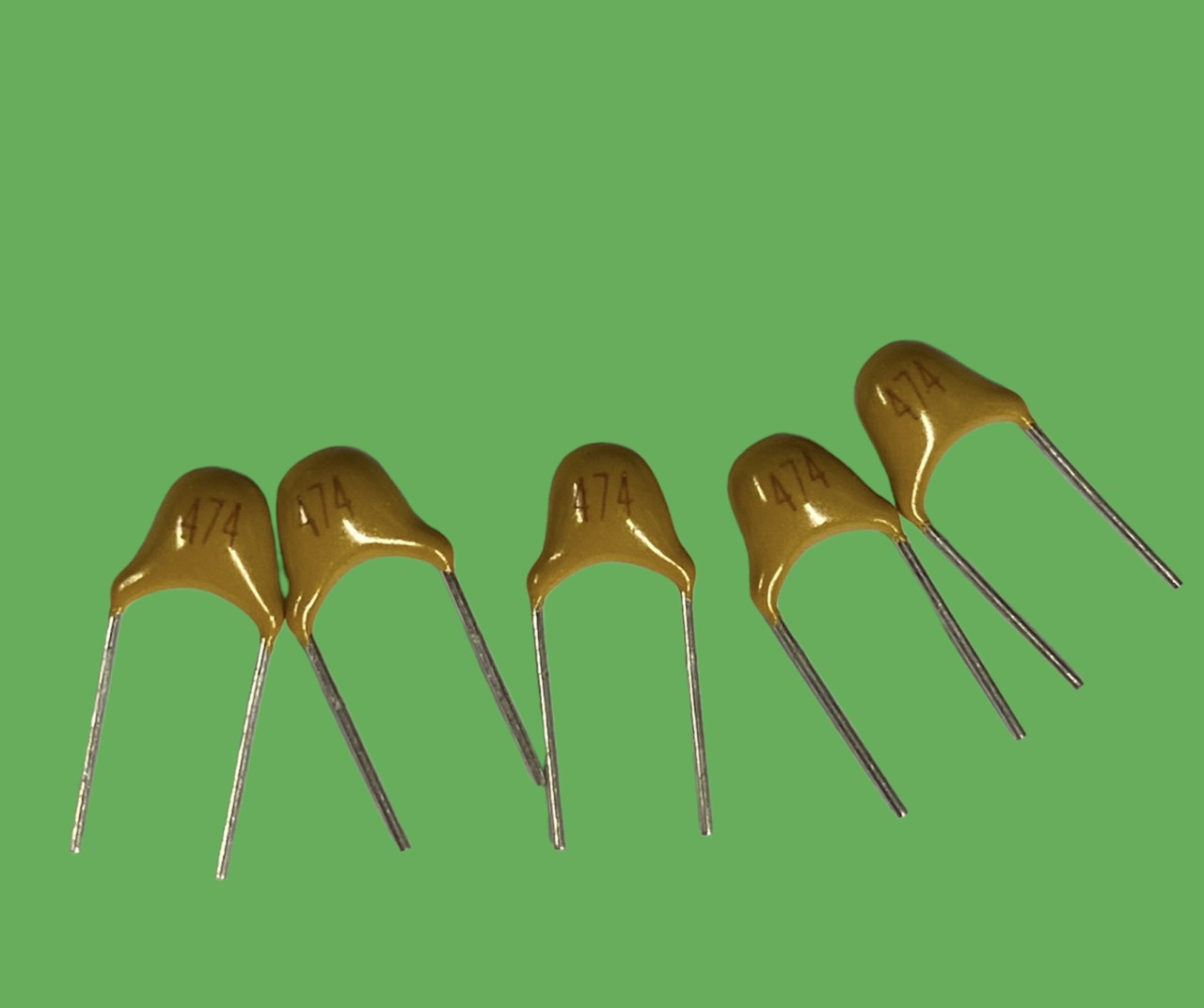 Combo 100 Tụ pi vàng 474 - 0.47uf - 50v QUỲNH DIỄN
