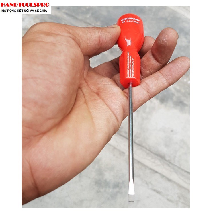 Tua vít bầu đỏ p38 dẹp goodman 3x75mm