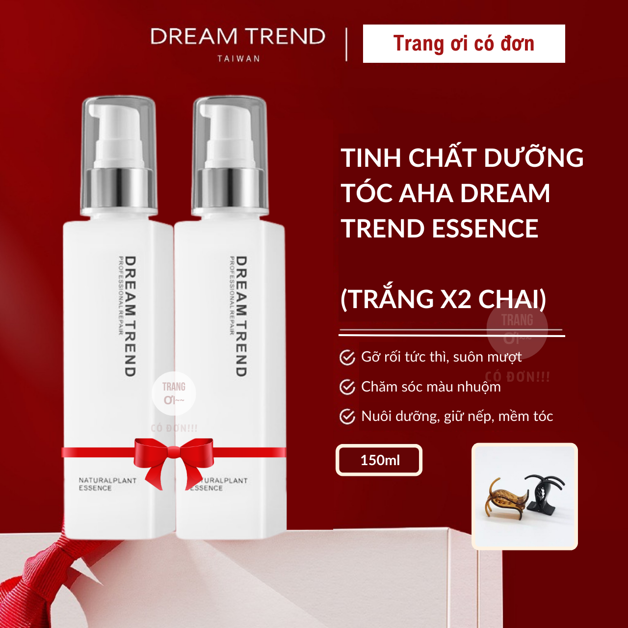 [HCM]2 CHAI AHA TINH CHẤT DƯỠNG TÓC DREAM TREND