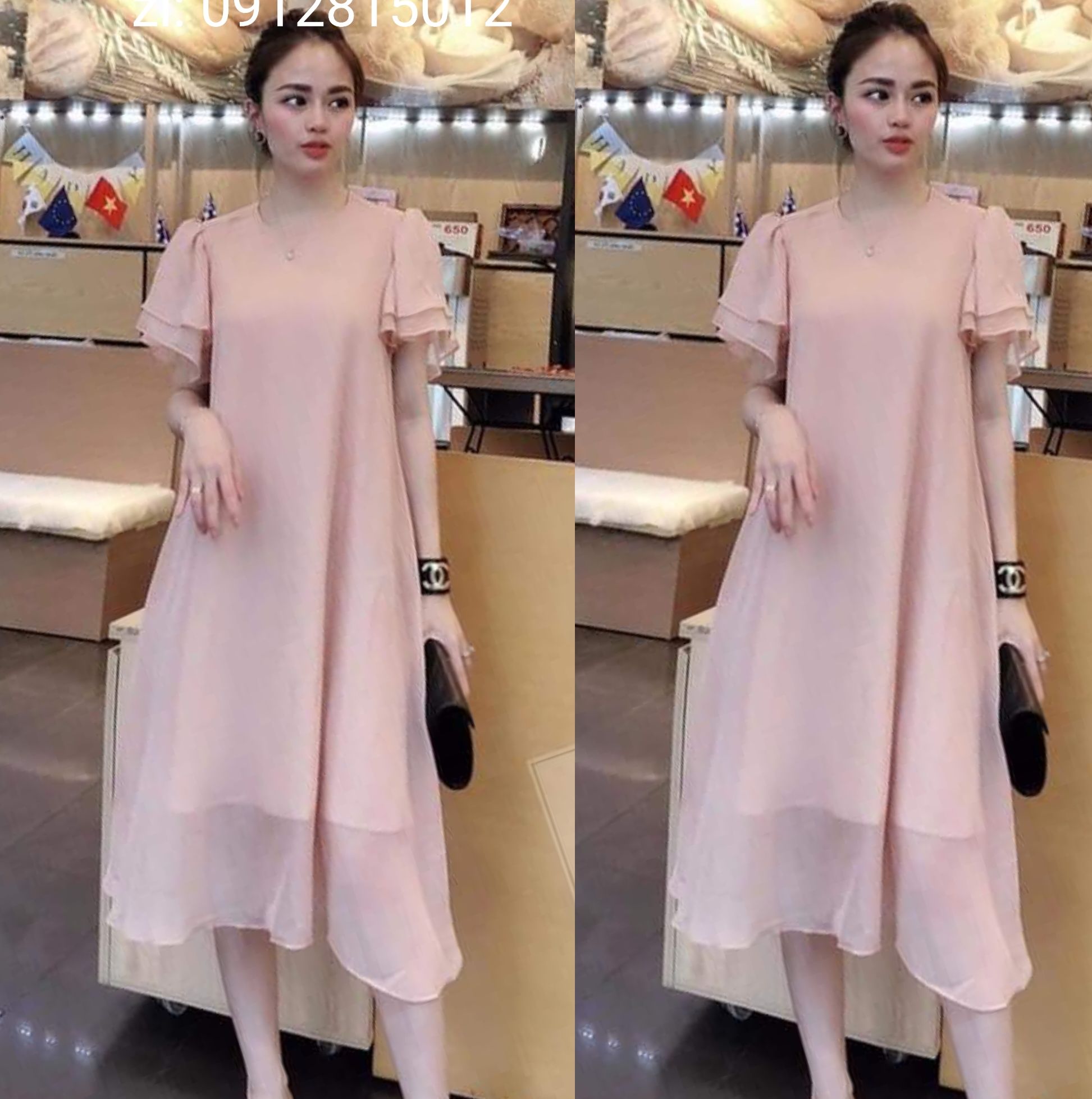 Váy Bầu Đầm Bầu Voan Tơ 2 Lớp Thiết Kế Sang Chảnh Dài Tay Dễ Thương Công Sở  Dự Tiệc Đi Chơi HN0118 Mama Store99 | Shopee Việt Nam