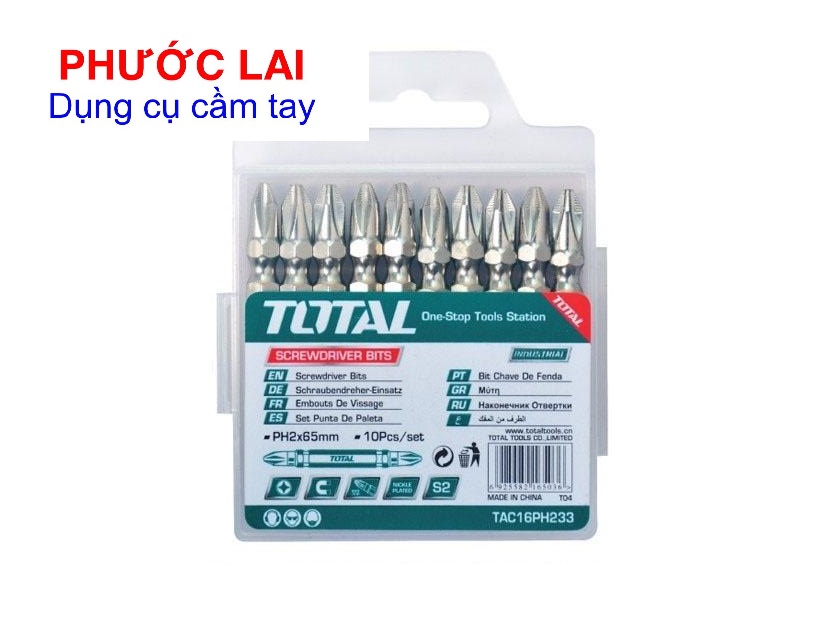 Mũi vít ph2x65mm total tac16ph233