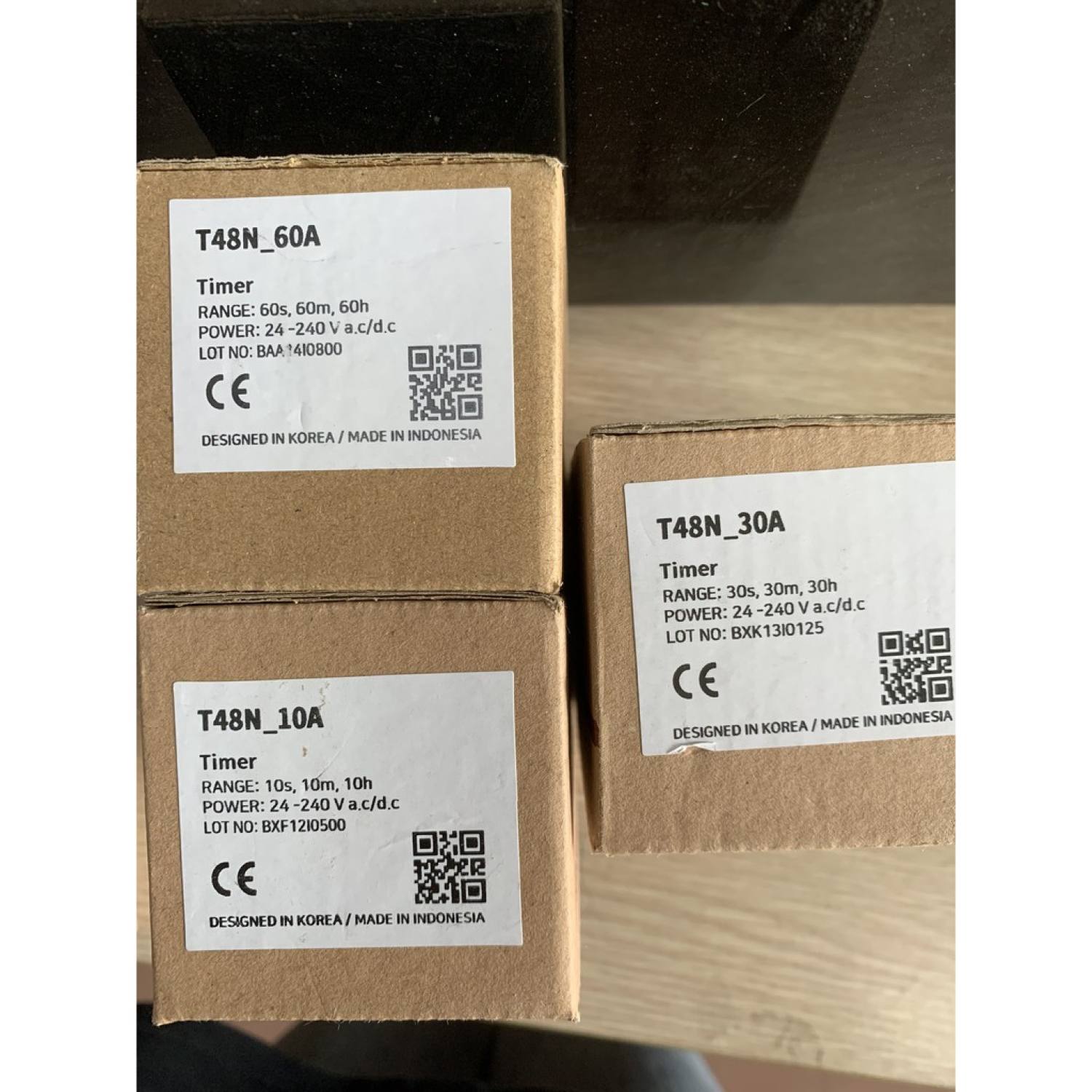(Hanyoung) Rơ - le thời gian T48N-10A, 30A, 60A