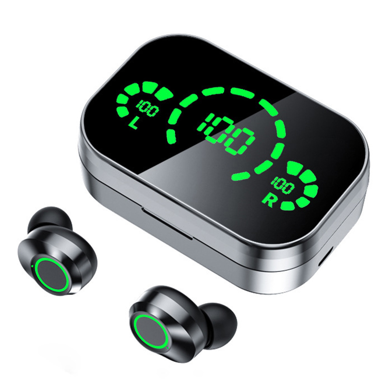 Tai nghe bluetooth không dây tws yd03 kèm mic tai nghe nhét tai hộp sạc 3000mah tai nghe bluetooth fone led tai nghe không dây