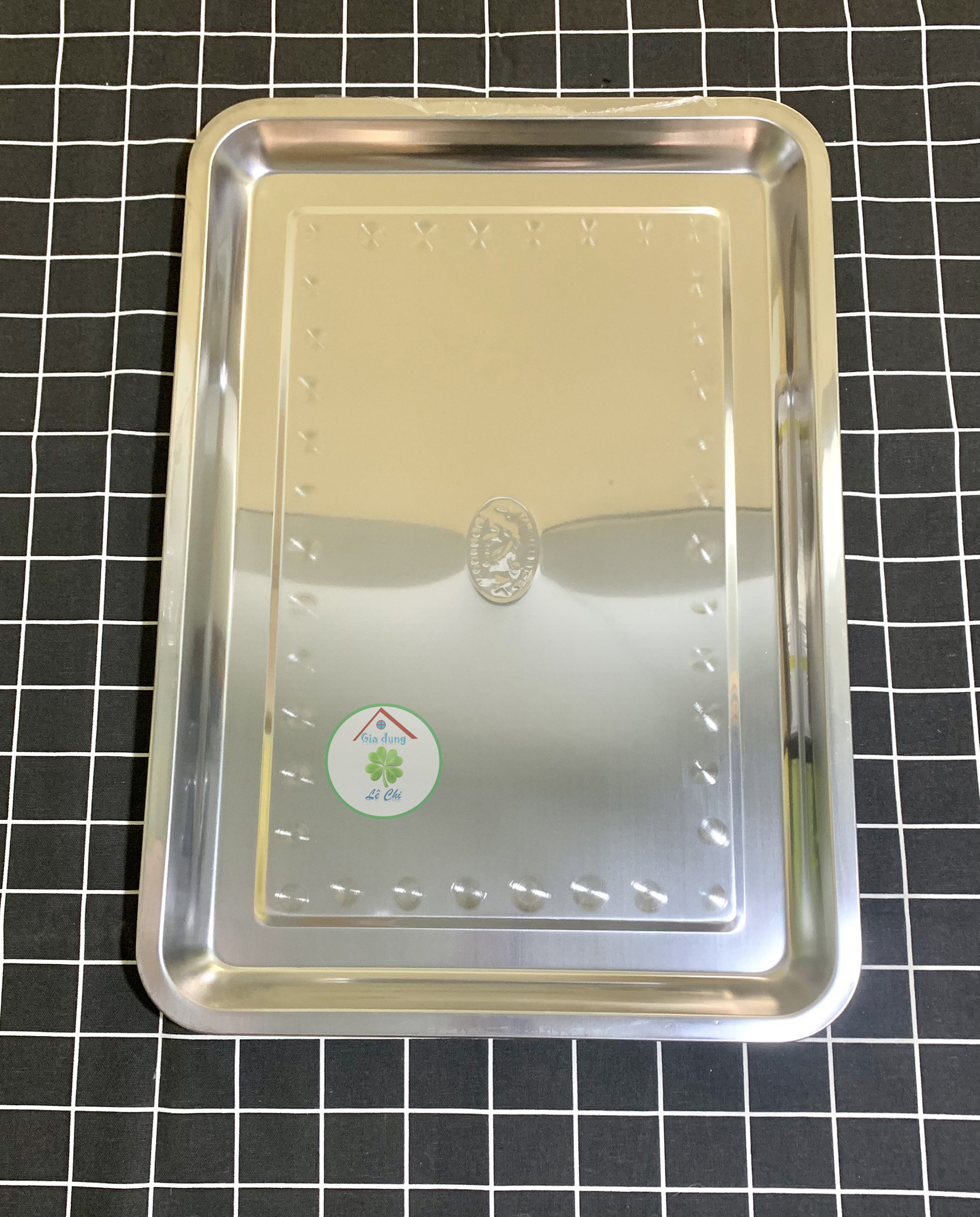 Khay chữ nhật inox (với nhiều kích thước)
