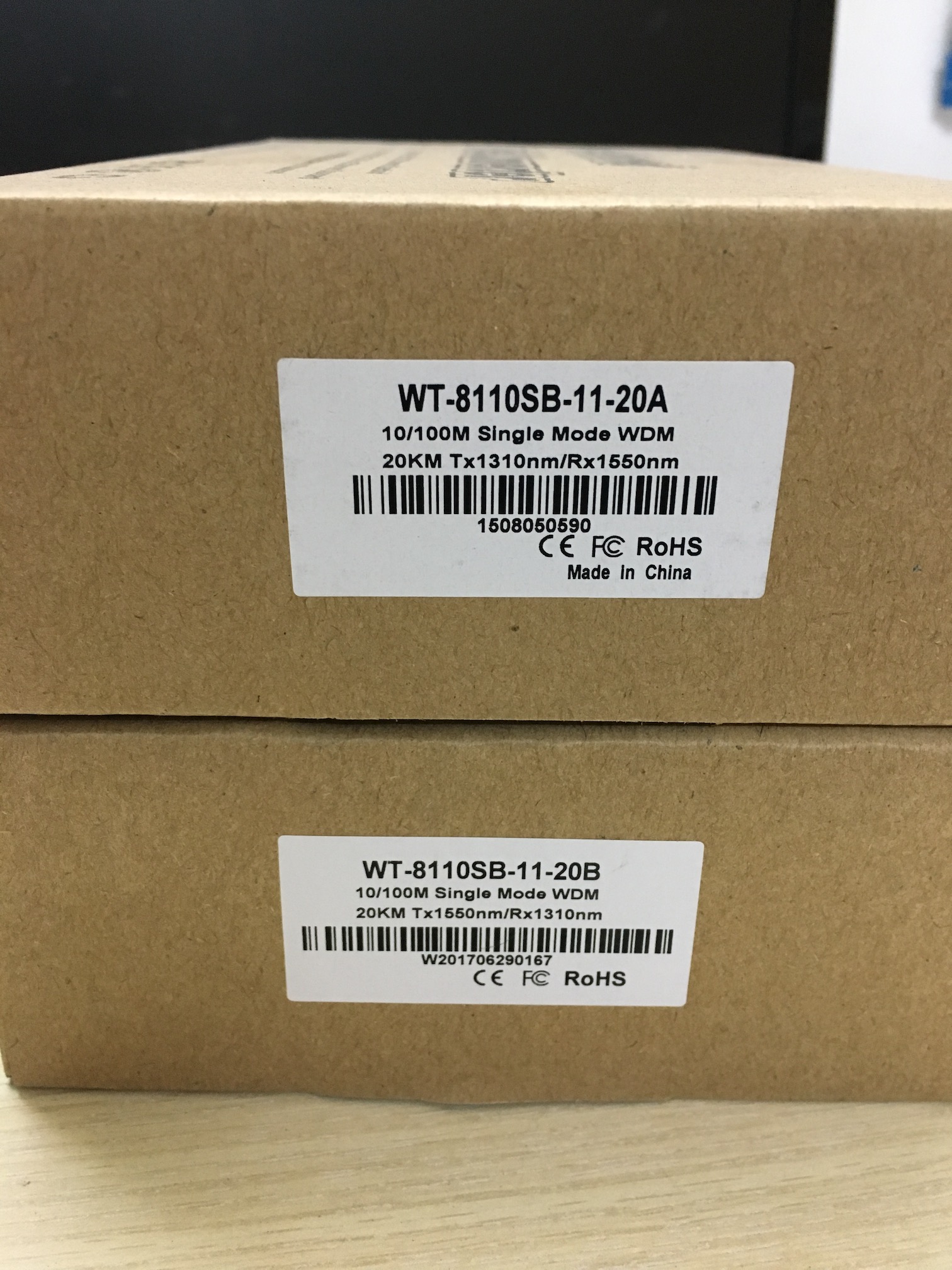 [HCM]Convert quang 1 sợi 1 cặp 2 Cái AB WINTOP