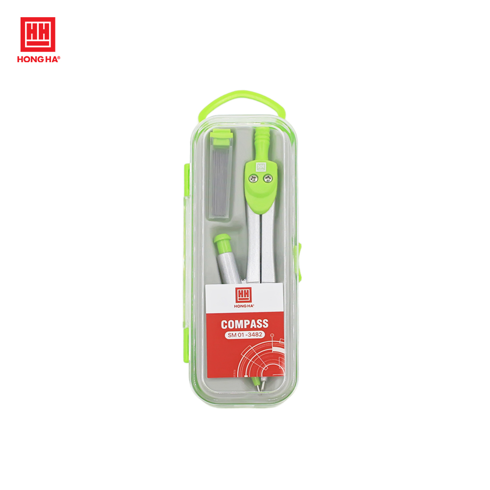 Bộ Compa Học Sinh Hồng Hà Chính Hãng Dành Cho Học Sinh/Sinh Viên - 3482/3484/3490/3575