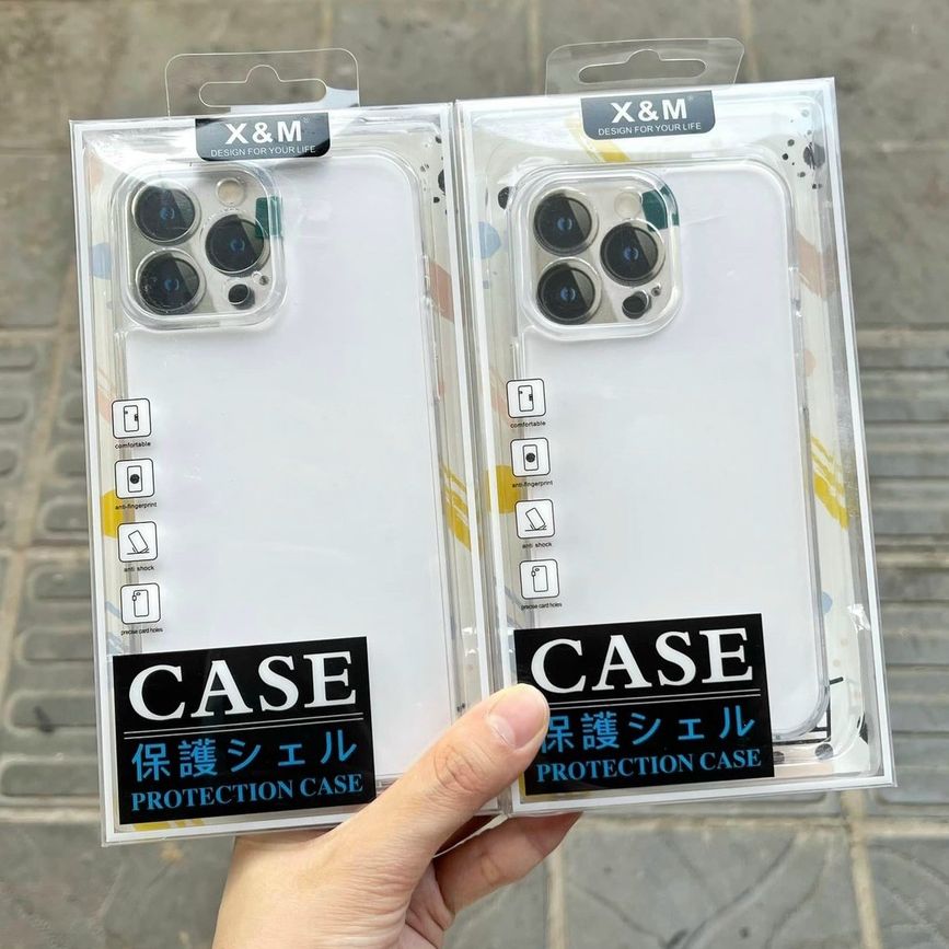 [ỐP LƯNG NHÁM CHỐNG BÁM VÂN TAY BẢO VỆ CAMERA] iPhone 14 Pro/ 14 Pro Max/ iPhone 13/ 13 Pro/13 Pro Max/ iPhone 12 Pro Max hiệu X&M