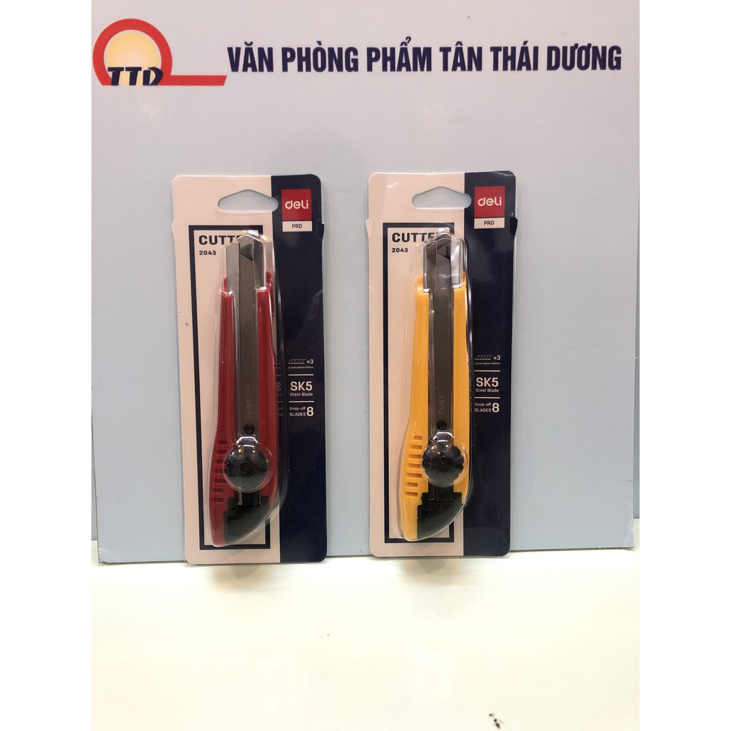 [Mã 12LSSALE giảm 100% đơn 50k] Dao Trổ Deli 2043 , Dao Dọc Giấy Deli 2031
