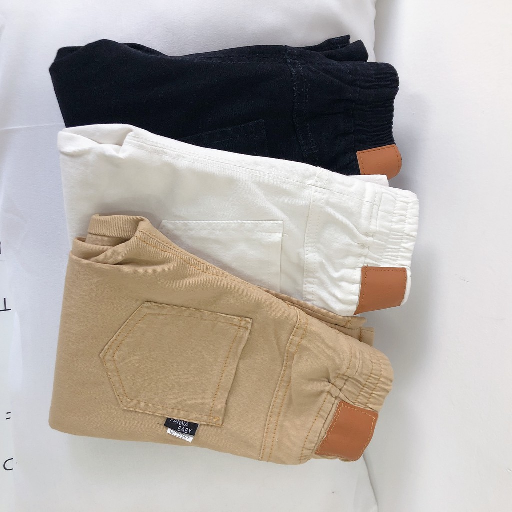 Quần Dài Cho Bé Trai Bé Gái Chất Kaki