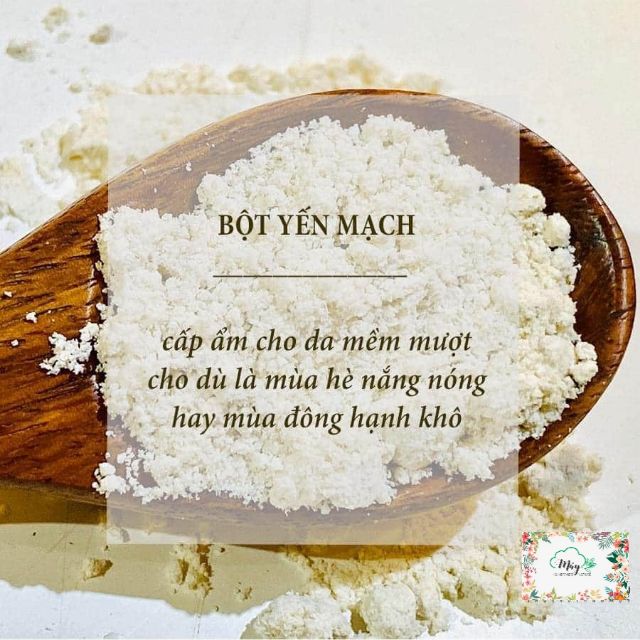 Bột yến mạch mịn handmade 100g