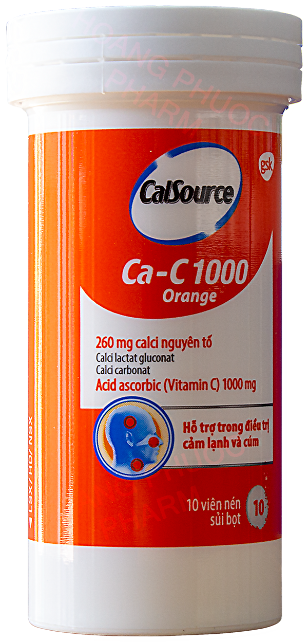 Dòng Calsource Hằng Ngày Dạng Viên Sủi Loại (Calsource và Calsource C)