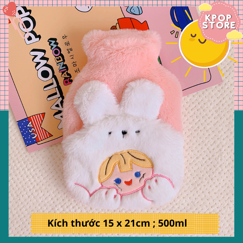 Túi sưởi chườm đau bụng kinh cho nữ / túi chườm giữ nhiệt nóng lạnh