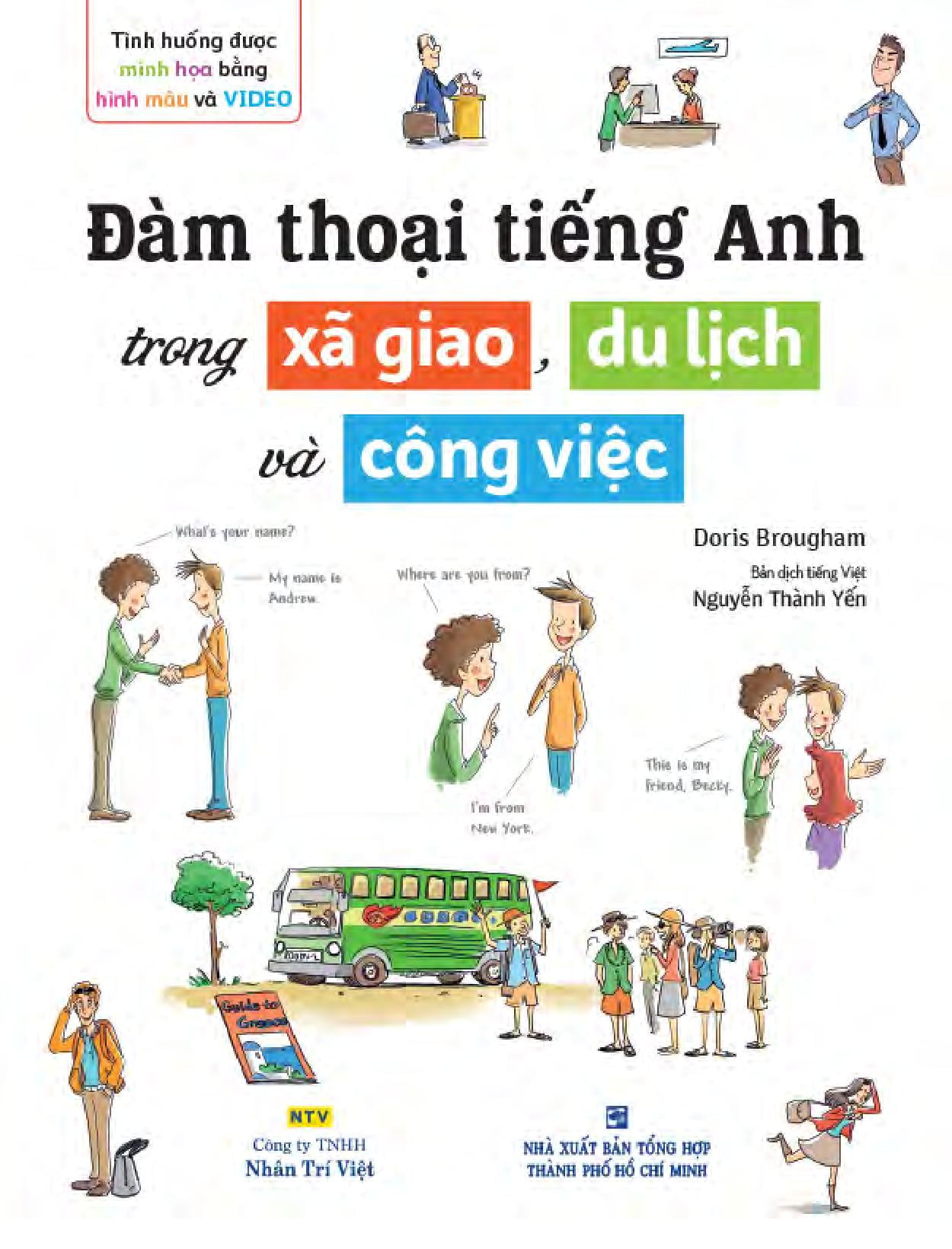 Fahasa - Đàm Thoại Tiếng Anh Trong Xã Giao, Du Lịch Và Công Việc (Kèm 1 Đĩa DVD)